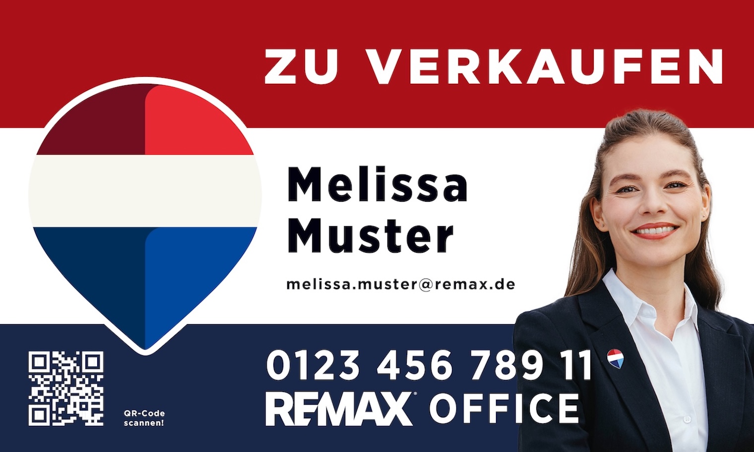 Bauzaunbanner RE/MAX neues Design